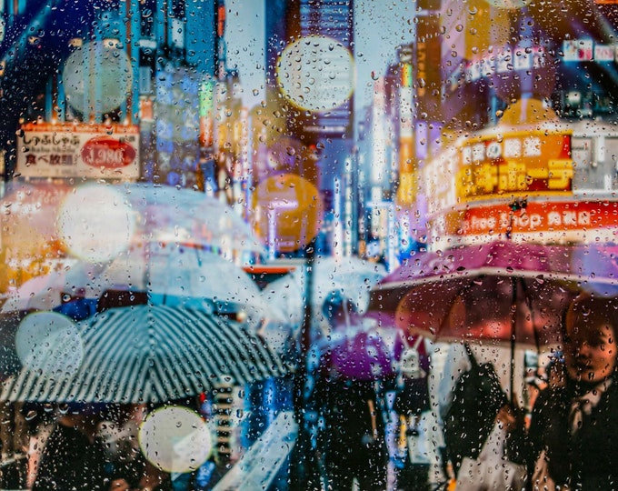 Rainy days in Tokyo VII - Photo Art by Sven Pfrommer