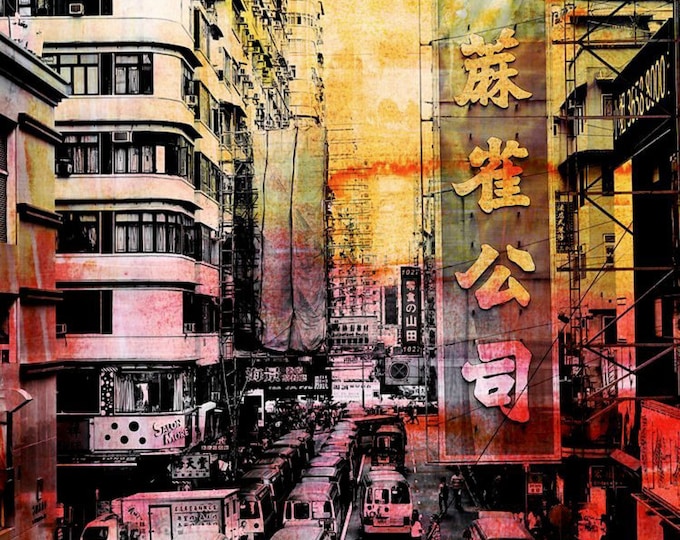 HONG KONG Streets IX by Sven Pfrommer - Artwork is ready to hang