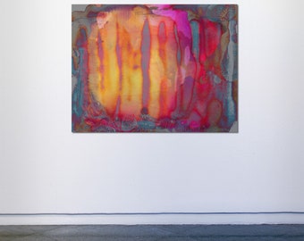 Abstract Scanography XXVII - by Sven Pfrommer - Artwork is framed and ready to hang