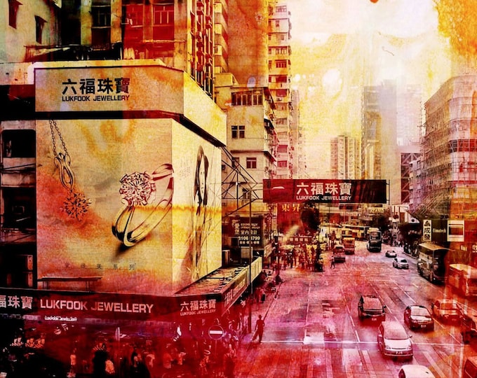 HONG KONG Crossing I by Sven Pfrommer - Artwork is ready to hang