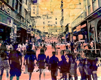 HONG KONG Convergence VI by Sven Pfrommer - Artwork is ready to hang