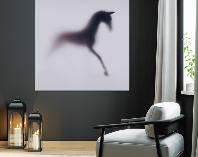 WILD LENS - Horse XXII by Sven Pfrommer - 100x100cm Artwork is ready to hang