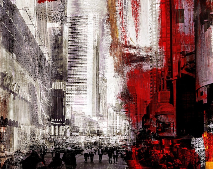 NEW YORK Color XXIX by Sven Pfrommer - 100x80cm Artwork is ready to hang