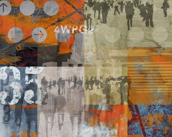 MOVE ON XLV by Sven Pfrommer - 100x100cm Artwork is ready to hang.