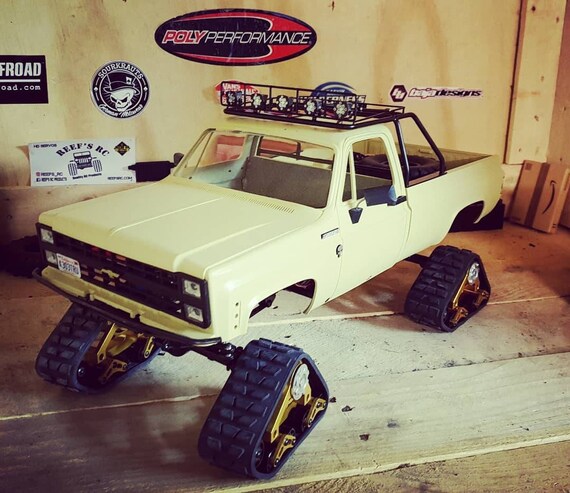 Scalemonkey set bed Extension and CAB back for rc4wd blazer body wheelbase 324mm