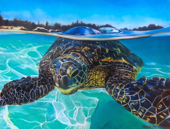 Coastal Collection Sea Turtle Beaded Decor Pillow Beach Ocean Teal Green  14 NEW