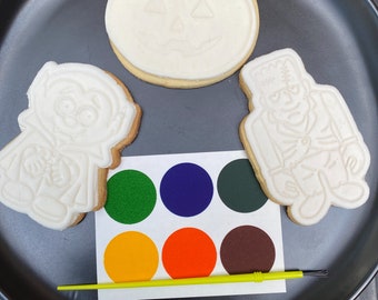 Paint your own cookie kit/ Halloween party favors/ Halloween cookies