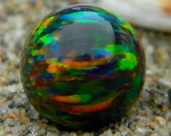 synthetic black opal