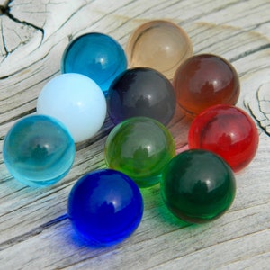 10 - 12 mm Glas Murmeln / Steine für Wechselschmuck