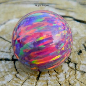Royal Purple syn. opal marble stone for interchangeable jewelry