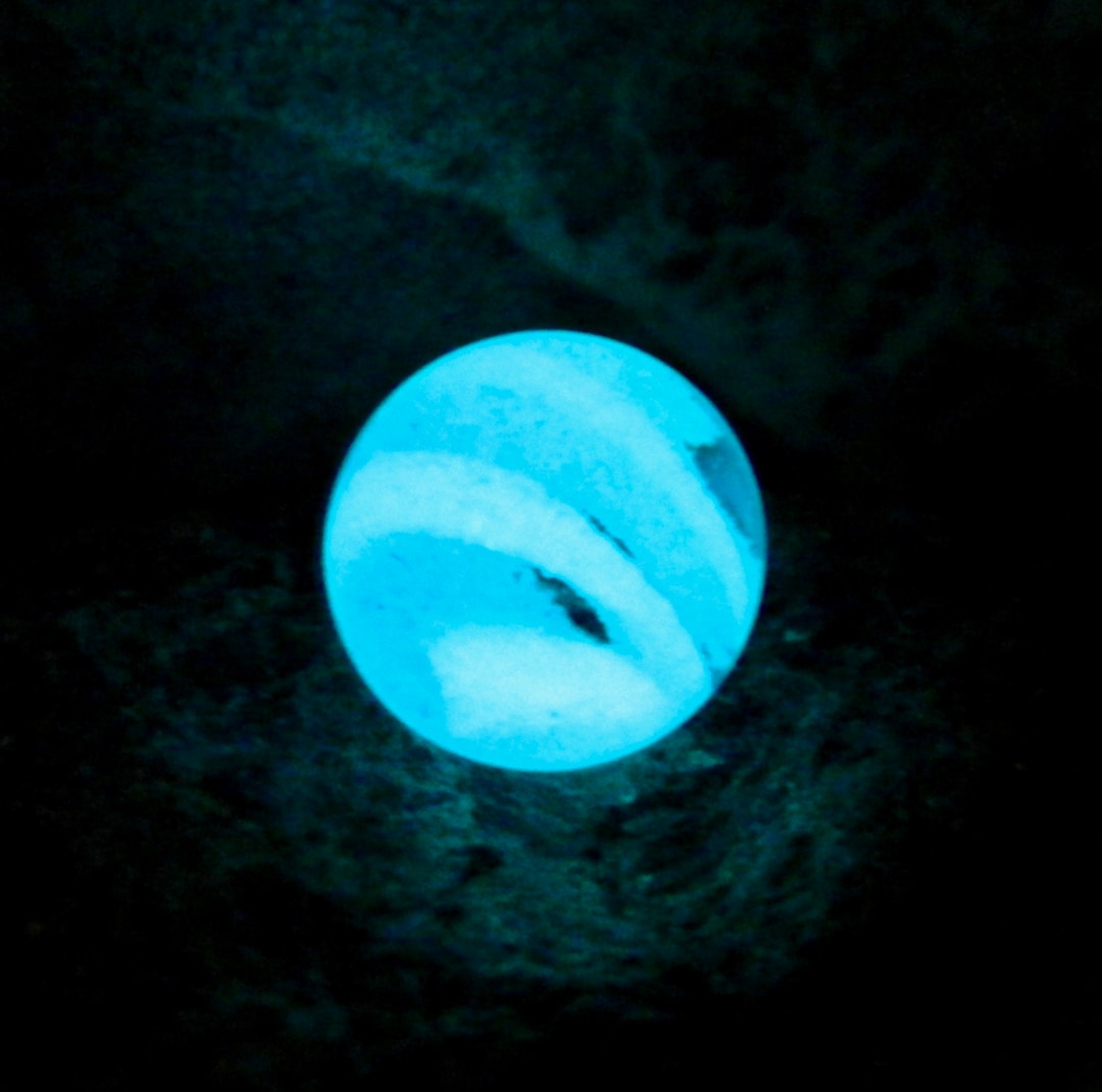Glow in the Dark Handmade Glass Marble Stone for Interchangeable