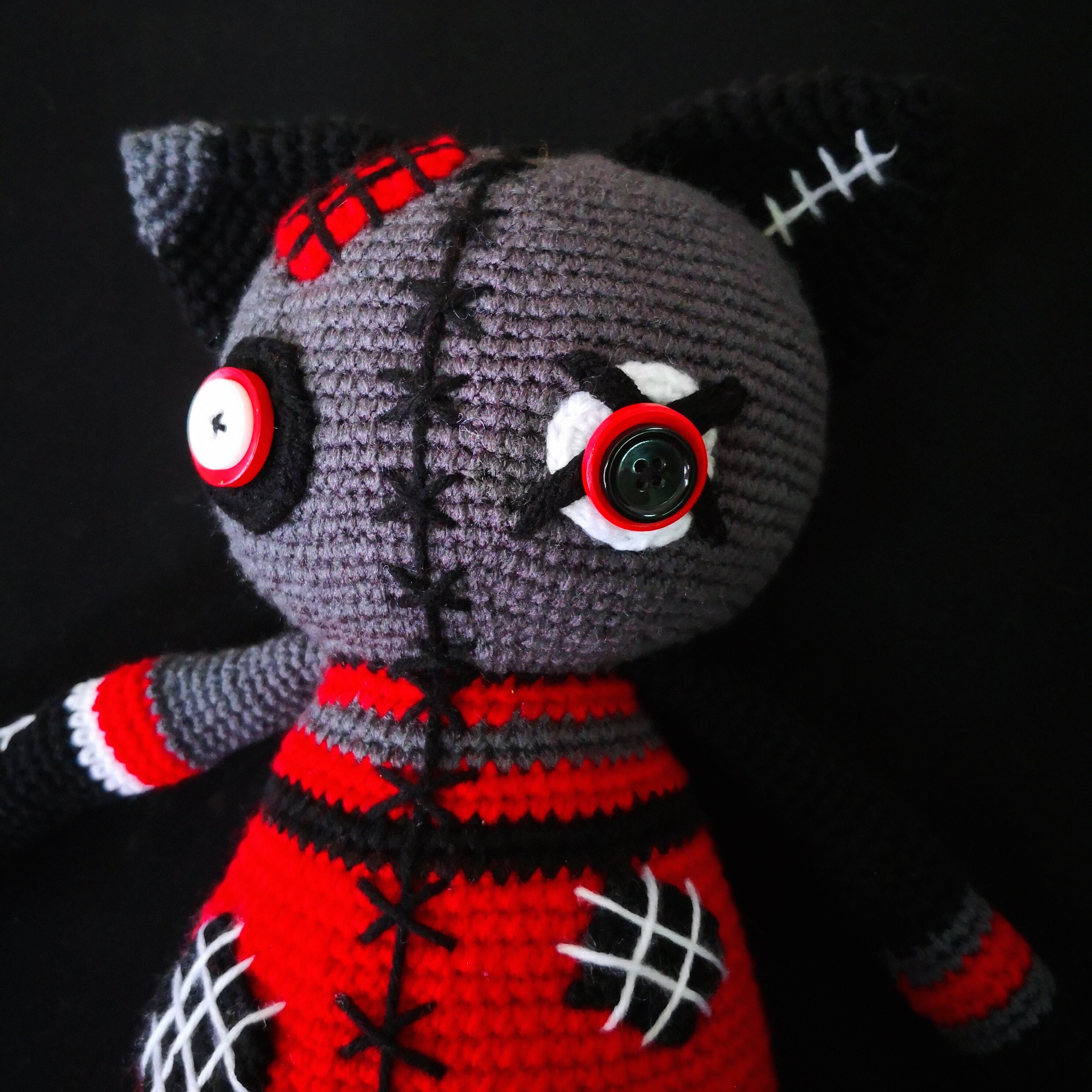 SALE 2 Crochet Patterns Space Alien Crab, Large Cat, Amigurumi Cat ...