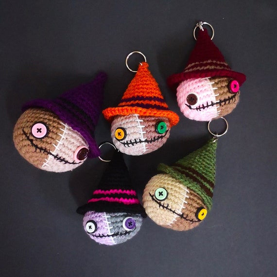 Easy Crochet Pattern Zombie Heads, Amigurumi Voodoo Doll, Crochet