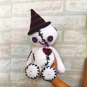 SALE 2 ANLEITUNGEN, Häkelanleitung Zombie, Amigurumi Anleitung, Puppe häkeln, Halloween Puppe, gruselige Puppe, gruselige Puppe