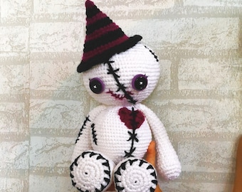 SALE 2 ANLEITUNGEN, Häkelanleitung Zombie, Amigurumi Anleitung, Puppe häkeln, Halloween Puppe, gruselige Puppe, gruselige Puppe