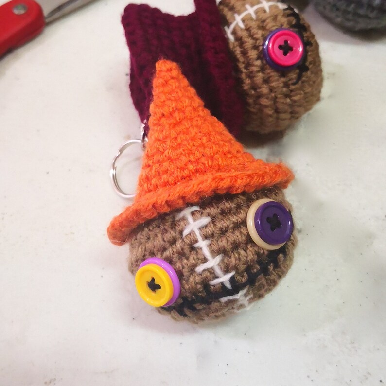 SALE 2 Amigurumi Patterns Zombie Heads, Crochet Mushrooms, Kawaii crochet, Christmas gifts, Christmas decor, Voodoo doll pattern image 4
