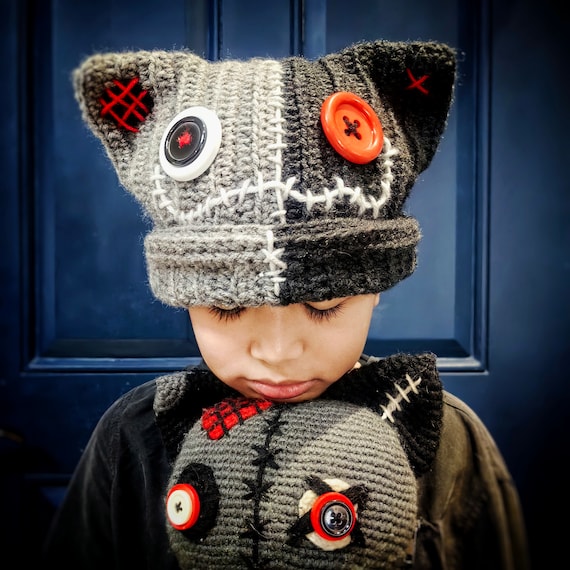 Crochet Pattern Cat Ears Beanie, Crochet Pussy Cat Hat, Cat  display picture 1