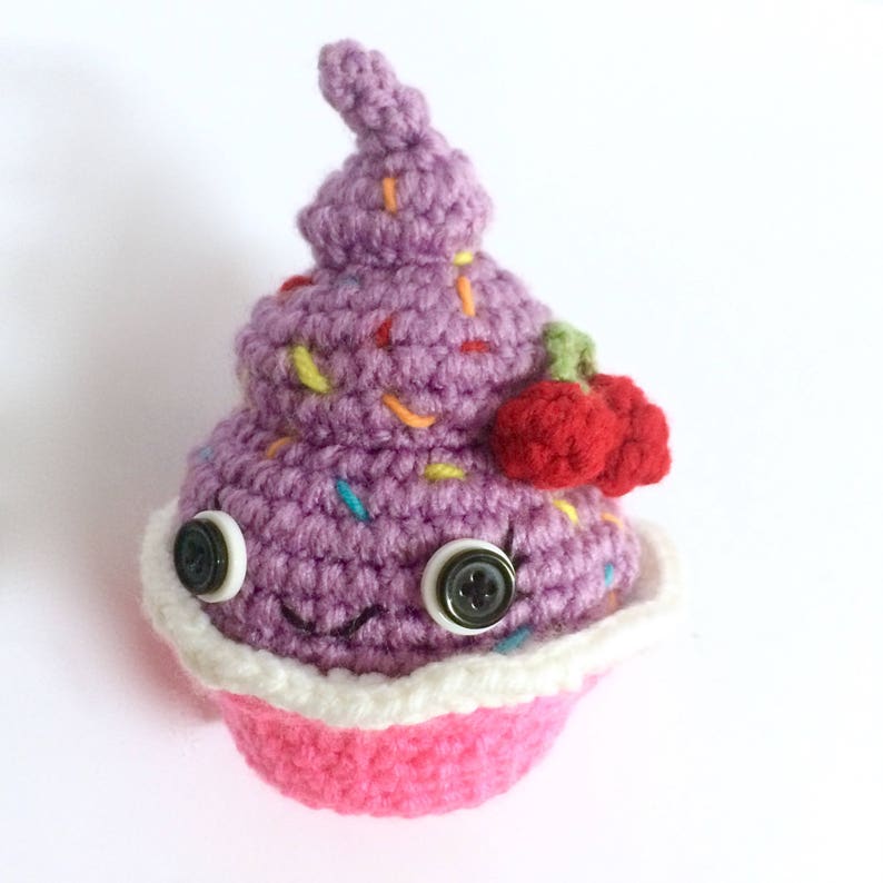 MODELLO BAMBOLA ALL'UNCINETTO Cacca di unicorno, modello bambola amigurumi, modello di cibo all'uncinetto, modello di giocattolo all'uncinetto, cacca di unicorno, amigurumi gratis, kawaii immagine 5