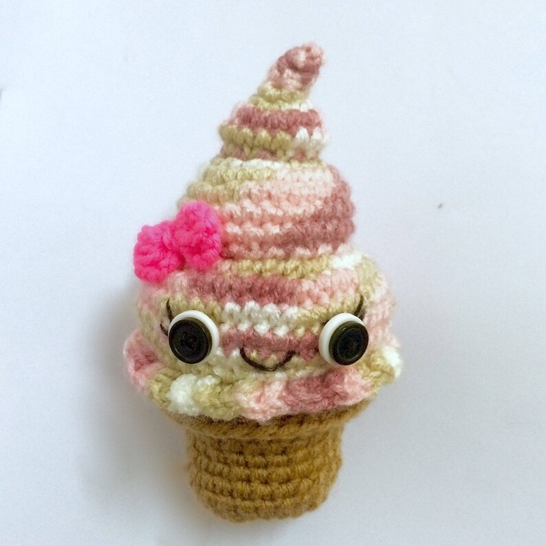 MODELLO BAMBOLA ALL'UNCINETTO Cacca di unicorno, modello bambola amigurumi, modello di cibo all'uncinetto, modello di giocattolo all'uncinetto, cacca di unicorno, amigurumi gratis, kawaii immagine 9