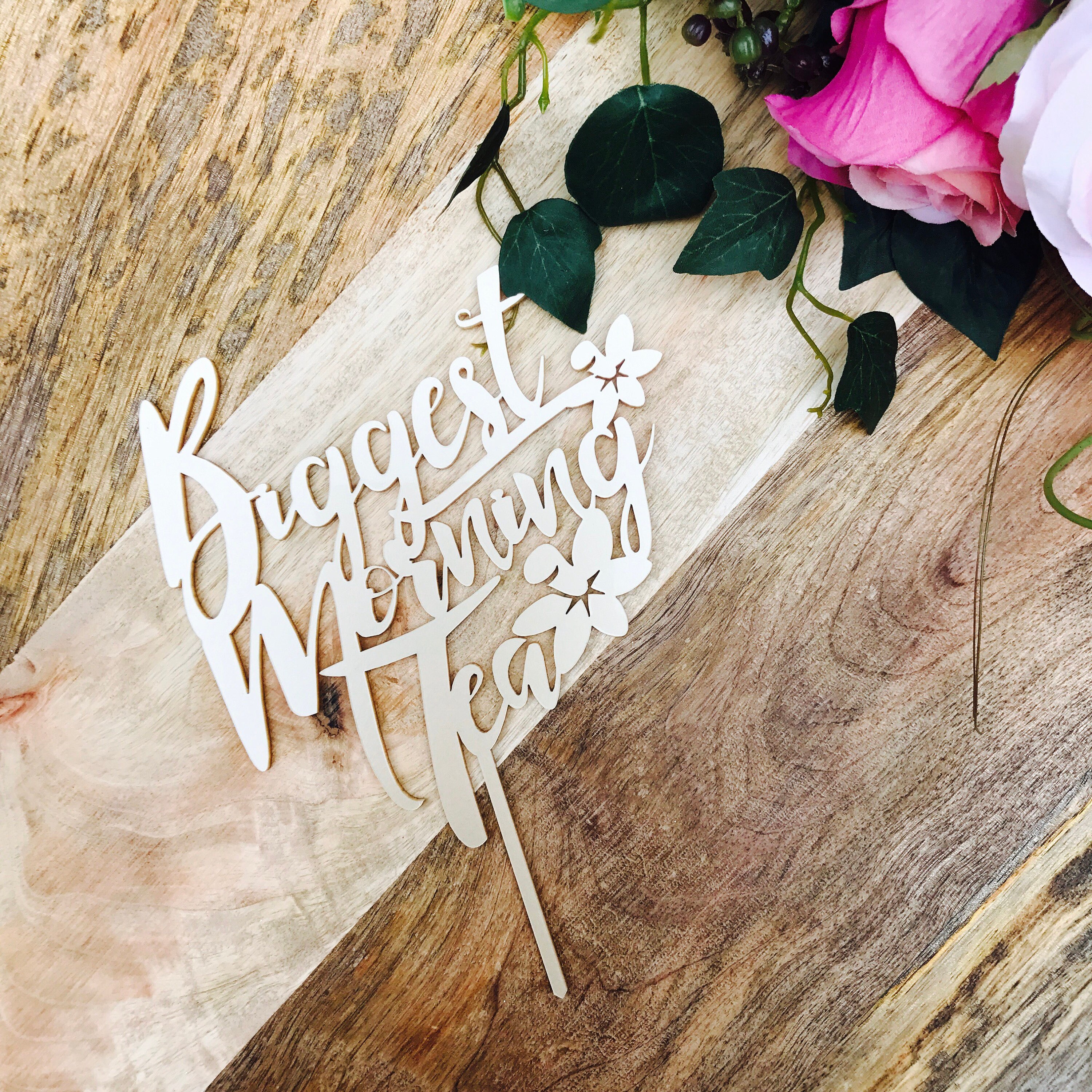 Australia's Biggest Morning Tea Cake Topper Supporting the Etsy