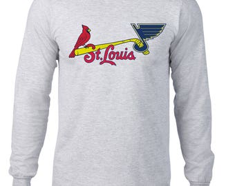 blues and cardinals shirt