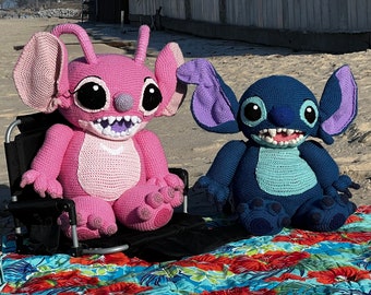 PDF PATTERN Stitch or Angel from "Lilo & Stitch"