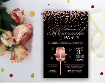 Karaoke Party Etsy