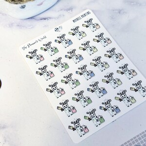 Painting Planner Stickers - Character stickers - Moobells
