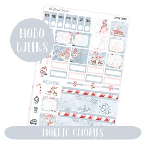 Hobonichi Weeks Sticker Kit - Nordic Gnomes - Kit-001 WEEKS
