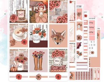 Weekly Planner Sticker Kit || A Taste of Autumn - KIT-402 WEEKLY