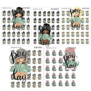 Payday Stickers Finance Planner Stickers Adulting Stickers image 1