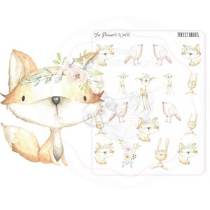 KIT-030 DECO || Forest Babies Deco Stickers