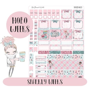 Hobonichi Weeks Sticker Kit || Sparkly Weeks - KIT-230