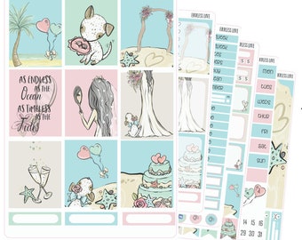 KIT-233 WEEKLY || Endless Love - WEEKLY Planner Sticker Kit