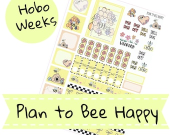 Hobonichi Weeks Sticker Kit - Plan to Bee Happy