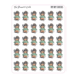 Payday Stickers Finance Planner Stickers Adulting Stickers image 7