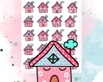 House planner stickers - Little Pink Houses