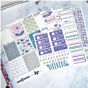 KIT-139 WEEKLY || Rustic Garden WEEKLY Planner Sticker Kit