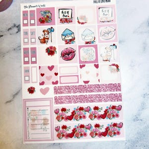 KIT-375 WEEKS || Full of Love - Hobonichi Weeks Sticker Kit