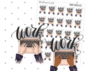 Work Script Planner Stickers