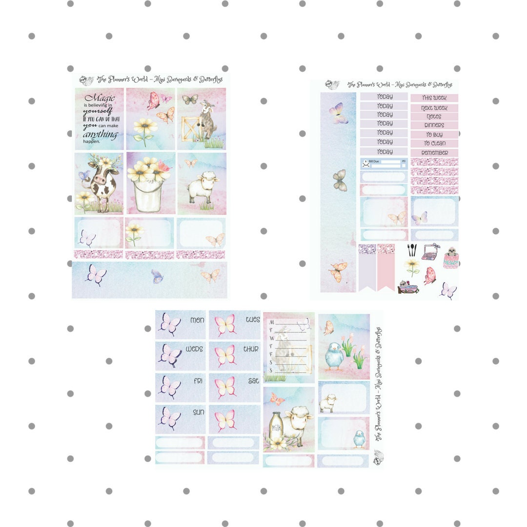 Weekly Planner Sticker Kit for Erin Condren - Pastel A5 Vertical ...