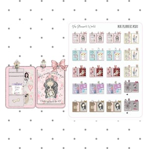Assorted Mini Open Planners Planner Stickers