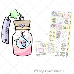 Hobonichi Weeks Sticker Kit - KIT-015 WEEKS || Make a Wish