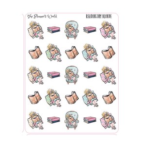Reading Planner Stickers - Reading Day
