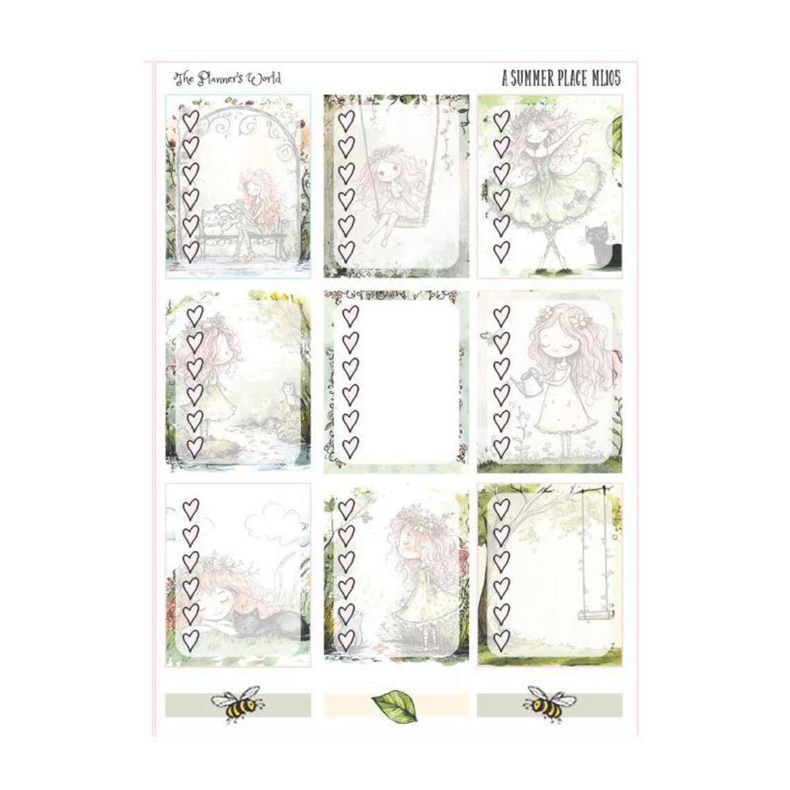 Planner Sticker Kit Vertical Weekly Stickers A5 Stickers - KIT-258 A ...