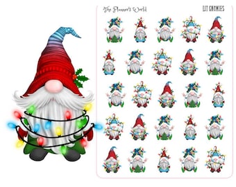 Gnome Planner Stickers - Lit Gnomes