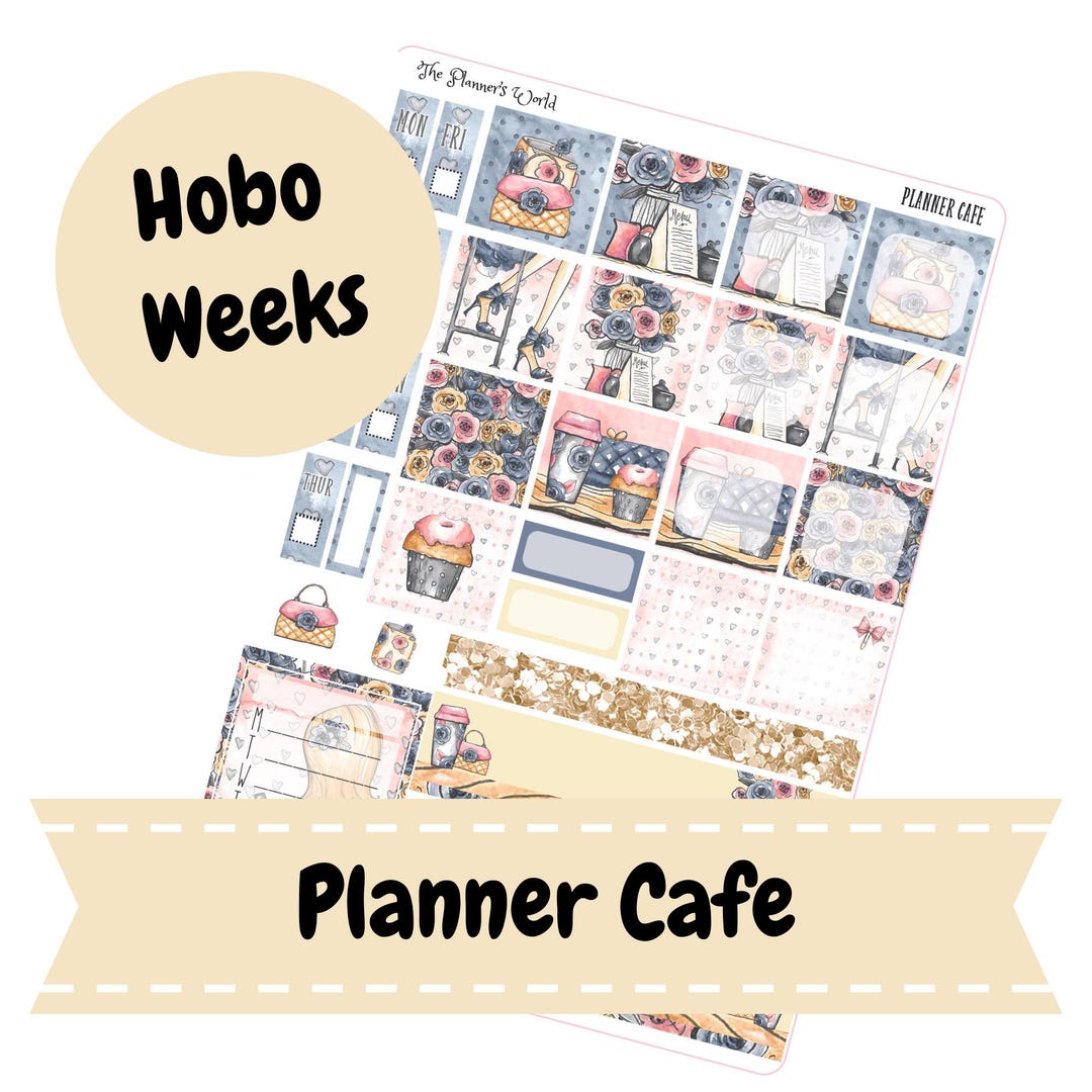 Hobonichi Weeks Sticker Kit - Planner Cafe - Kit-232 WEEKS - Etsy