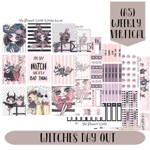 KIT-501 WEEKLY || Witches Day Out - WEEKLY Planner Sticker Kit