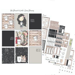 KIT-238 WEEKLY || Dunn Planning WEEKLY Planner Sticker Kit