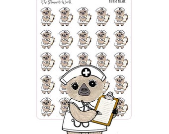 Nursing planner stickers - Moxie the Sloth